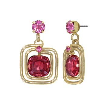 Coralline/Pink - To The Max - Konplott earrings